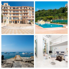 LA PERLE Luxurious Historical Suite 2BDR Pool Tennis Private Beach